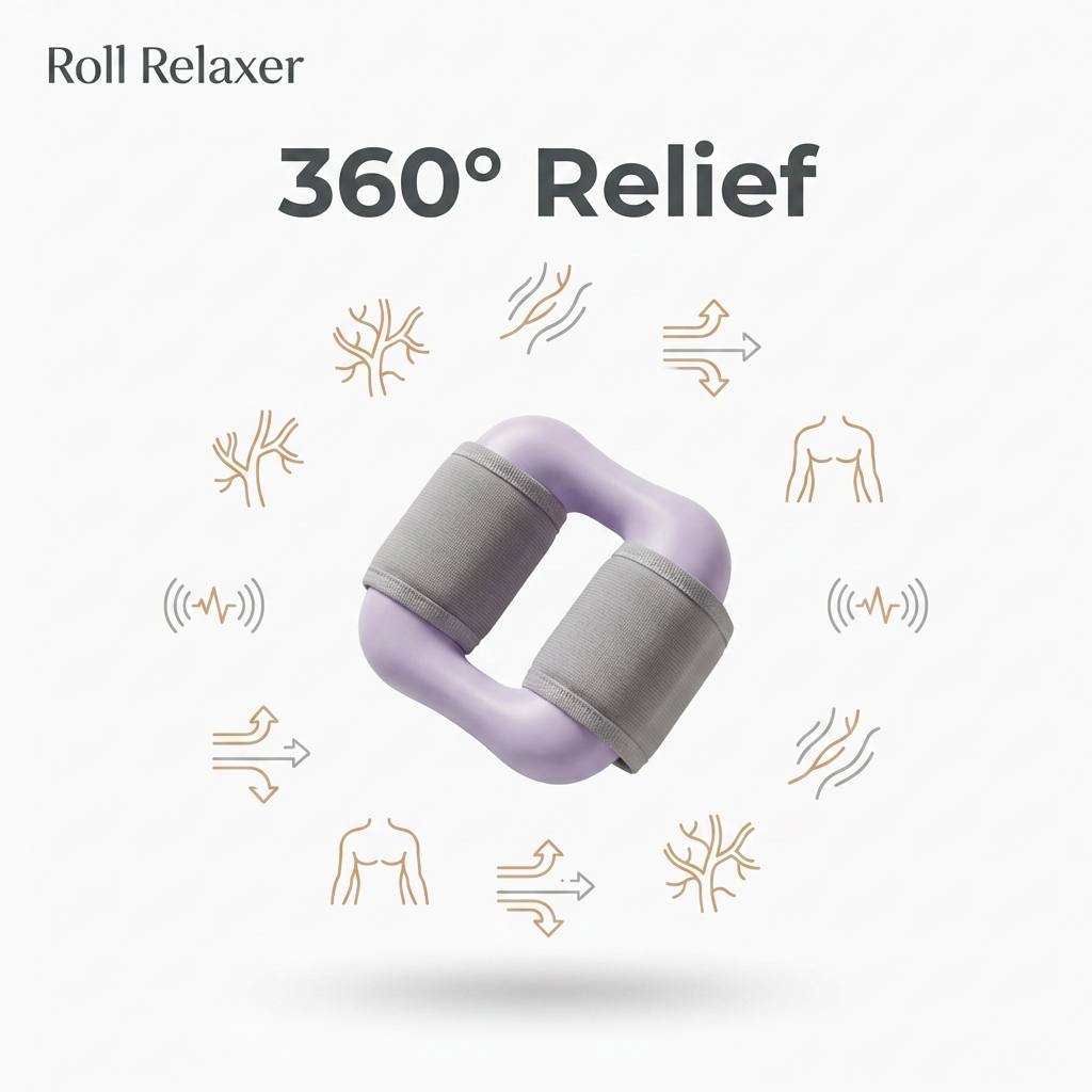 FlexRelief Fascia Ring Deep Tissue Massage On-The-Go