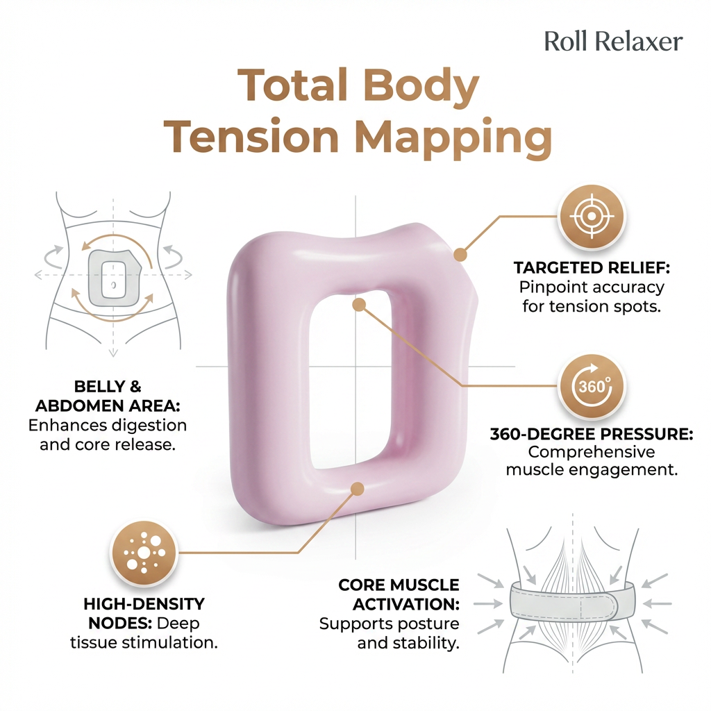 FlexRelief Fascia Ring Deep Tissue Massage On-The-Go