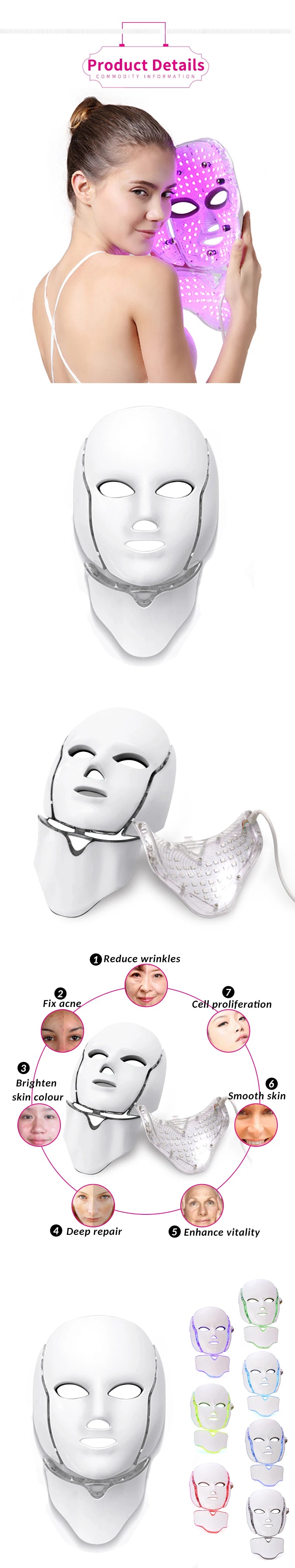 AuraGlow Professional LED Photon Therapy Mask