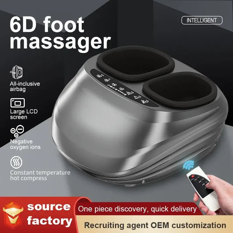 SoleRelief Pro – Shiatsu Foot Massager with Heat & Air Compression
