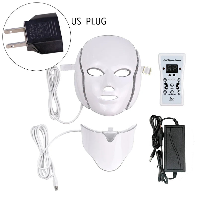 AuraGlow Professional LED Photon Therapy Mask supporting skin rejuvenation with light therapy