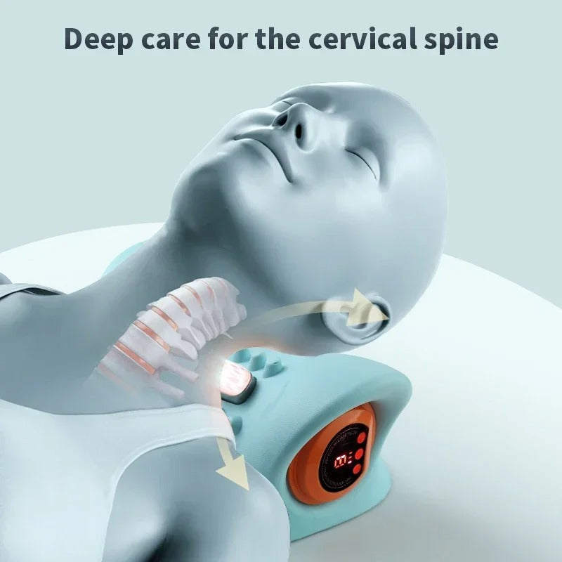 Front view of the CerviPulse Pro cervical neck massager