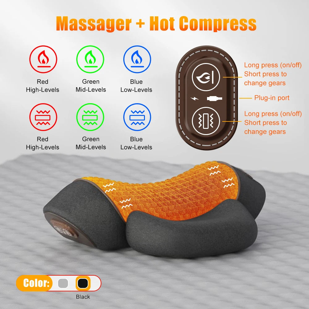 Elite Cervical Massager helping relieve neck strain from desk and screen use