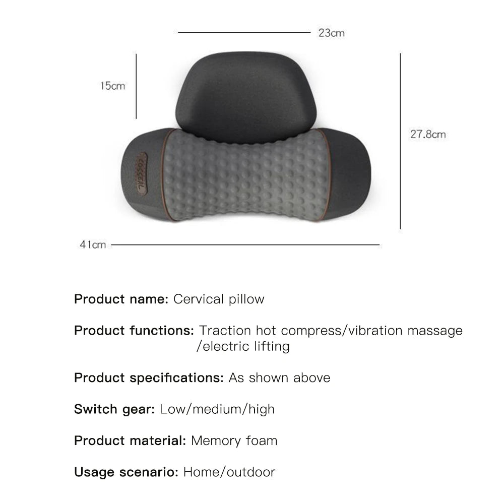 Close-up of the soft and comfortable material of the Elite Cervical Massager
