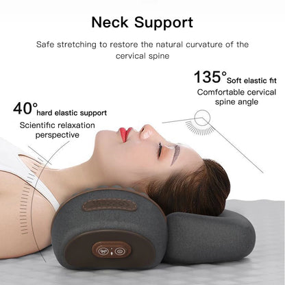Elite Cervical Massager helping relieve neck tension caused by daily stress