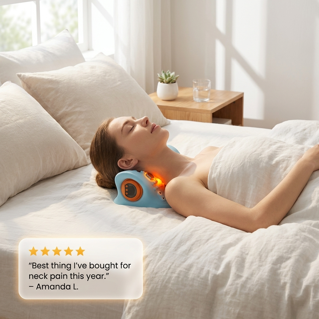 CerviPulse™ Pro™ Advanced EMS Neck Massager for Neck Pain Relief & Better Posture