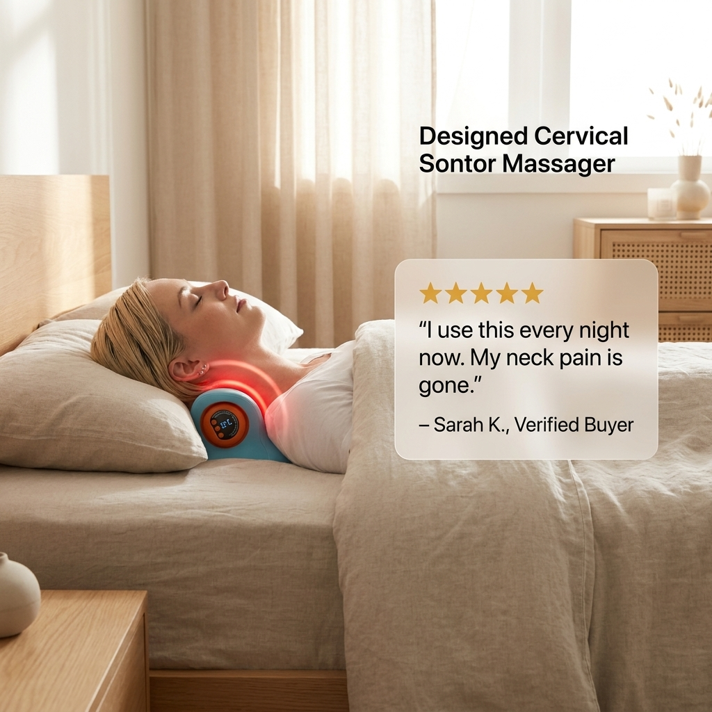 CerviPulse™ Pro™ Advanced EMS Neck Massager for Neck Pain Relief & Better Posture