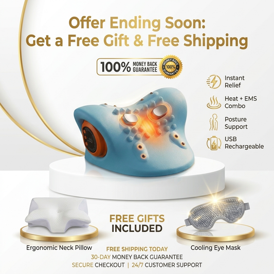 CerviPulse™ Pro - EMS Neck Massager for Pain Relief & Posture Fix